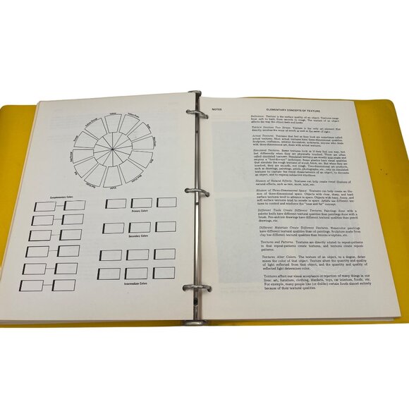1975 Art Handbook for Elementary Teachers Spiral Bound Teaching Aid Homeschool - Picture 8 of 10